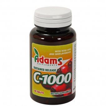 Vitamina C-1000 cu macese 60 tablete