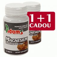 Pachet Magneziu 375mg 30 tab. Adams 1+1 GRATUIT