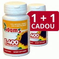 Pachet Vitamina E 400 naturala 30 capsule Adams 1+1 GRATIS