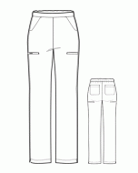 Pantaloni Medicali Dama Hybrid - Straight Leg